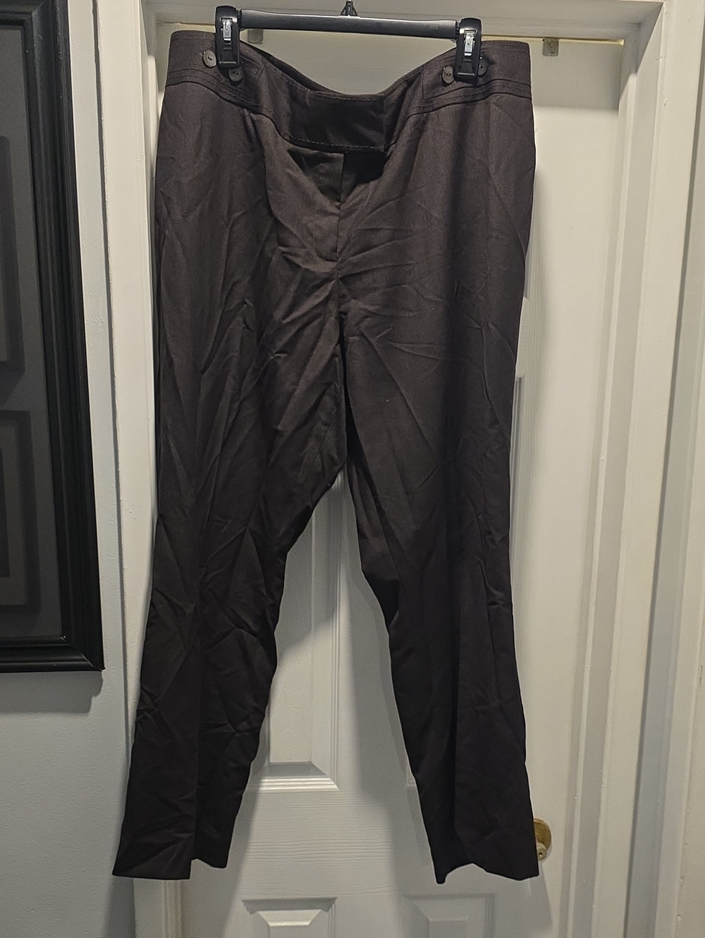 Kenneth Cole New York Dark Brown Dress Pants - Straight Leg